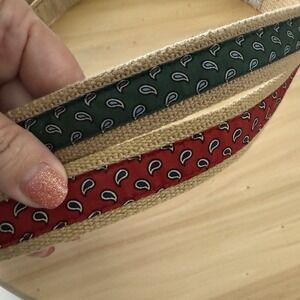 Ginnie Johansen Designs 100% Imported English Silk Vintage Belts Lot Of 2